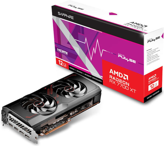 Sapphire Radeon RX 7700 XT 12GB GDDR6 Pulse Graphics Card view 2