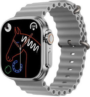 Awei H16 Ultra Smartwatch with Heart Rate Monitor (Silver)