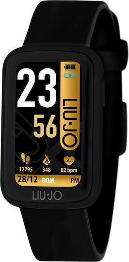 Liu Jo Fit 43mm Smartwatch with Heart Rate Monitor (Black)