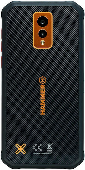 Hammer Energy X Dual SIM (4GB/64GB) Resistant Smartphone Black / Orange view 3