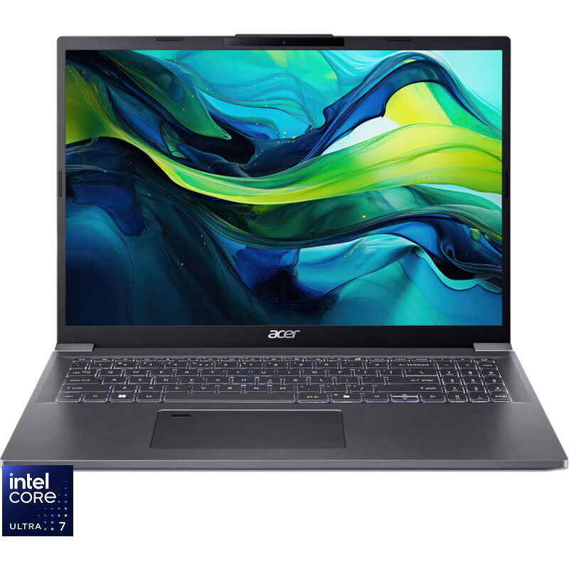 Acer Aspire 16 A16-71M -76JN 16" OLED 120Hz (Ultra 7-155H/32GB/1TB SSD/No OS) Steel Gray (US Keyboard) view 5