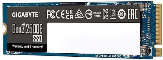 Gigabyte Gen3 2500E SSD 500GB M.2 Type with PCI Express 3.0 Connection G325E500G view 4