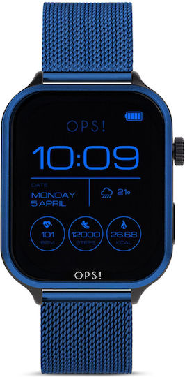 OPS! Objects CALL Max Amoled Smartwatch with Heart Rate Monitor (Blue) view 1