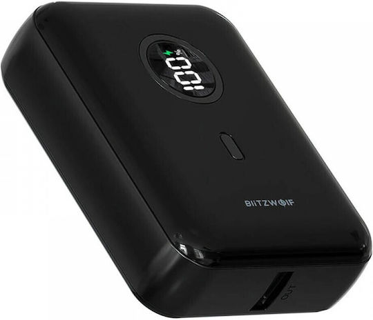BlitzWolf BW-P21 Power Bank 10000mAh 22.5W with USB-A Port and USB-C Port Black view 1