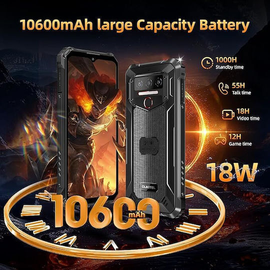 Oukitel WP23 Plus Dual SIM (8GB/256GB) Resistant Smartphone Black view 7