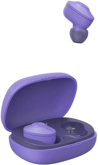 HAMA Freedom Buddy In-ear Bluetooth Handsfree Earphones with Charging Case Purple view 1