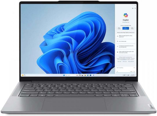 Lenovo Yoga Pro 7 14IMH9 15.6" IPS Touchscreen 120Hz (Ultra 9-185H/32GB/1TB SSD/GeForce RTX 4060/No OS) Luna Grey (US Keyboard)
