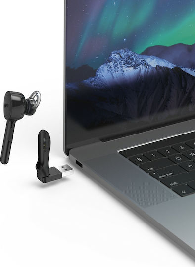 HAMA MyVoice 1300 Earbud Bluetooth Handsfree Earphone Black view 3