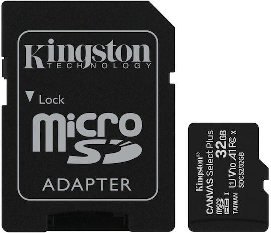 Kingston 32GB Class 10 UHS-I 100MB/s with Adapter view 2