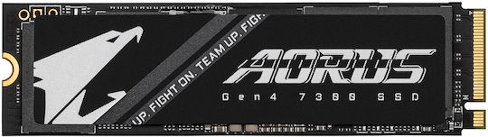 Gigabyte AORUS Gen4 7300 SSD 1TB M.2 Type with PCI Express 4.0 Connection PS5 Compatible AG4731TB N view 2