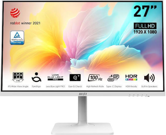 MSI Modern MD2712PW IPS Monitor 27" FHD 1920x1080 with Response Time 4ms GTG