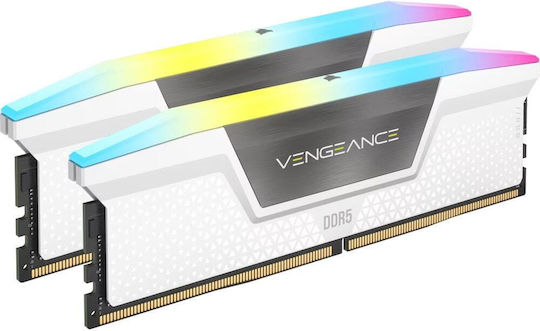 Corsair Vengeance RGB DDR5 with Module 1x32GB and Speed 6400 for Desktop CMH32GX5M2B6400Z36W view 4