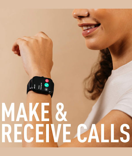 Reflex Active Series 23 Smartwatch with Heart Rate Monitor (Black) view 2