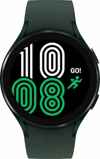 Samsung Galaxy Watch4 LTE Aluminium 44mm Waterproof with eSIM and Heart Rate Monitor (Green) view 1
