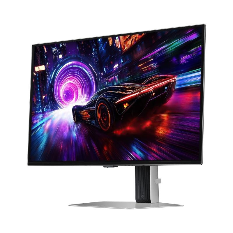 Samsung G8 G81SF OLED HDR Monitor 27" 4K 3840x2160 240Hz with Response Time 0.03ms GTG Silver vue 4