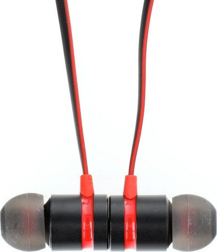 Remax RX-S100 In-ear Bluetooth Handsfree Earphones with Sweat Resistance Red vue 3