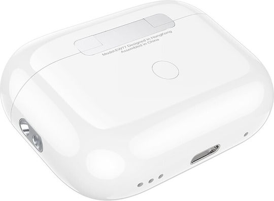 Hoco EW77 In-ear Bluetooth Handsfree Earphones with Charging Case White view 5