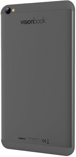 Umax VisionBook 8C 4G 8" Tablet (2GB/32GB) Black vista 2