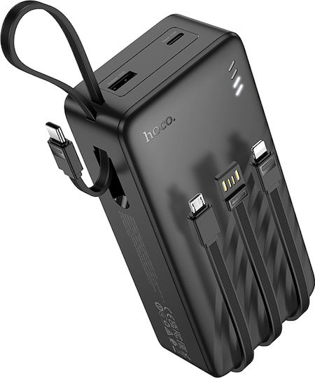 Hoco J146B Power Bank 30000mAh 20W with USB-A Port and USB-C Port Black