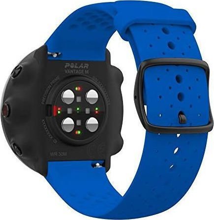 Polar Vantage M Stainless Steel 46mm Waterproof Smartwatch with Heart Rate Monitor (Blue) view 3