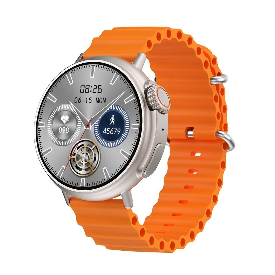 Aluminium Smartwatch with Heart Rate Monitor (Orange) view 8