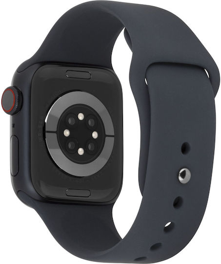 Apple Watch Series 8 Cellular Aluminium 45mm Waterproof with eSIM and Heart Rate Monitor (Midnight with Midnight Sport Band) view 6