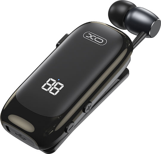 XO ΒΕ51 In-ear Bluetooth Handsfree Earphone Lapel Black view 3