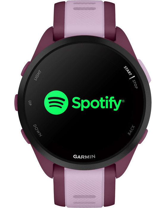 Garmin Forerunner 165 Music 43mm Waterproof Smartwatch with Heart Rate Monitor (Berry/Lilac) view 1