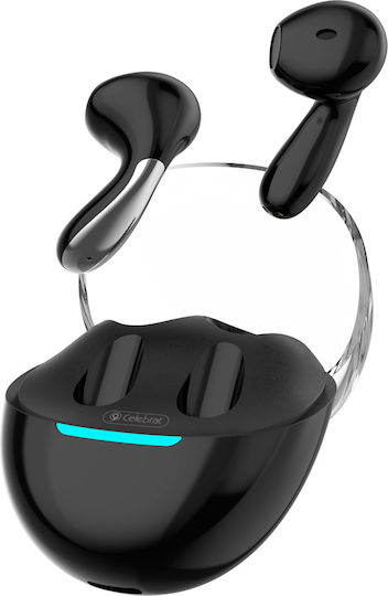 Celebrat W51 Earbud Bluetooth Handsfree Earphones with Charging Case Black