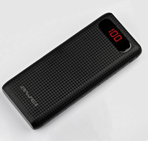 Awei P70K Power Bank 20000mAh with 2 USB-A Ports Black vue 6