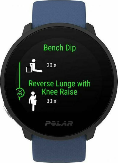 Polar Unite Waterproof Smartwatch with Heart Rate Monitor (Blue) view 4
