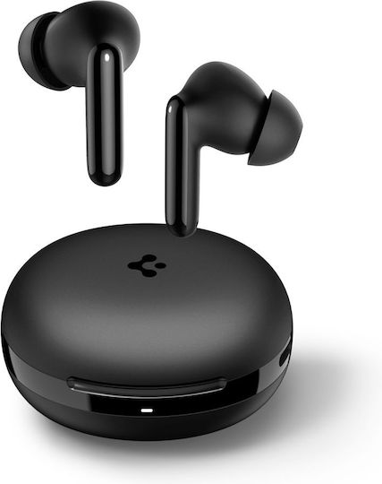 Spigen SA2400 In-ear Bluetooth Handsfree Earphones with Charging Case Black view 2