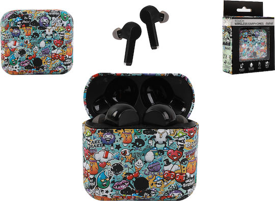 I-Total XL2047 In-ear Bluetooth Handsfree Earphones with Charging Case Urban