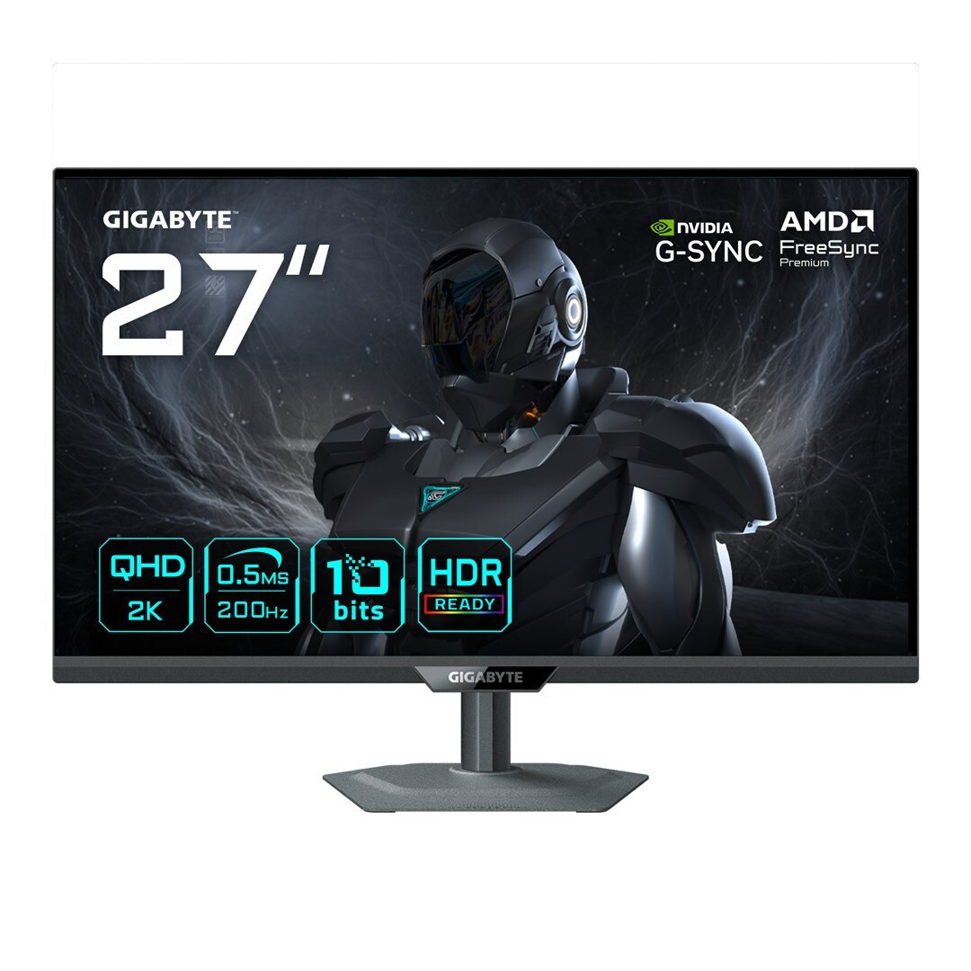 Gigabyte G27Q20 EK IPS HDR Gaming Monitor 27" QHD 2560x1440 200Hz with 0.5ms Response Time GTG