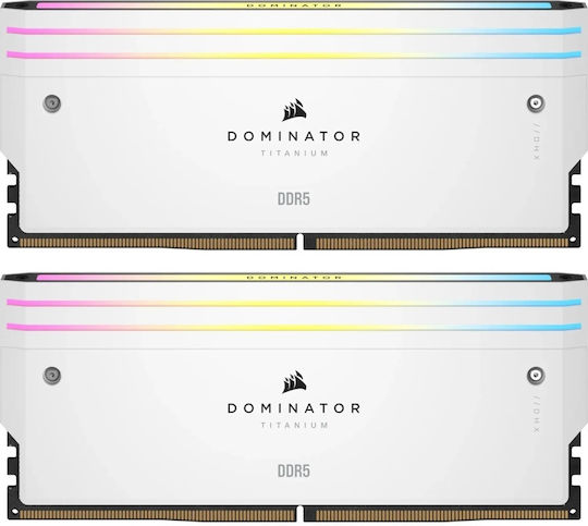 Corsair Dominator Titanium RGB XMP DDR5 32GB RAM with 2x16GB Modules and Speed 7000 for Desktop CMP32GX5M2X7000C34W view 2