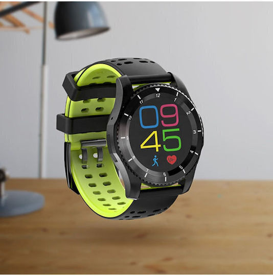 DAS.4 SG10 Stainless Steel Smartwatch with Heart Rate Monitor (Black) vue 4