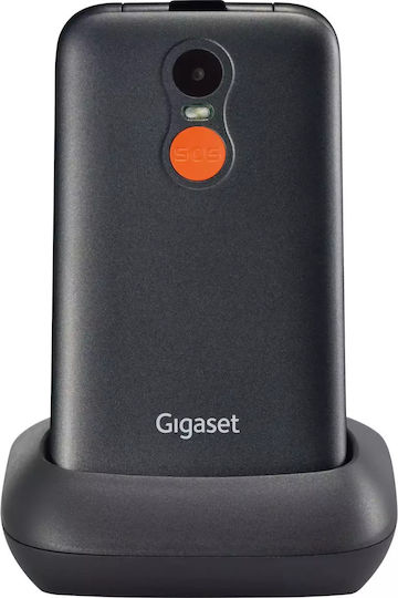 Gigaset GL590 Dual SIM Mobile with Large Buttons Titanium-silver görünüm 2