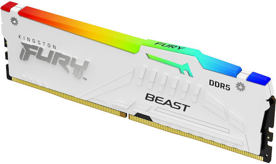 Kingston Fury Beast RGB DDR5 with Module 1x32GB and Speed 6000 for Desktop KF560C36BWEA-32
