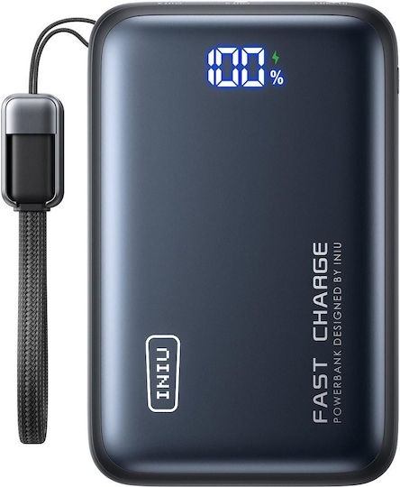Iniu Power Bank 20000mAh 65W with 2 USB-A Ports and USB-C Port Blue view 2