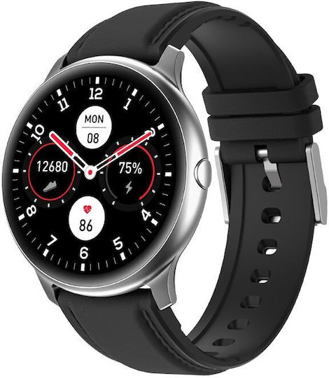 G.Rossi Sg003a 45mm Smartwatch with Heart Rate Monitor (Black) view 9