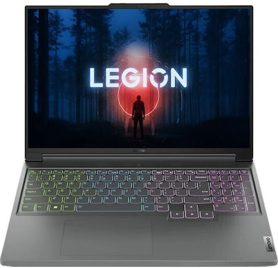 Lenovo Legion Slim 5 16APH8 16" IPS QHD+ 240Hz (Ryzen 5-7640HS/16GB/512GB SSD/GeForce RTX 4060/W11 Home) Storm Grey (US Keyboard)
