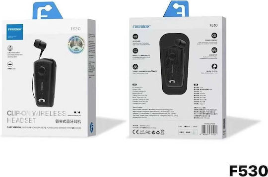 Fineblue F530 In-ear Bluetooth Handsfree Earphone Lapel Black view 2