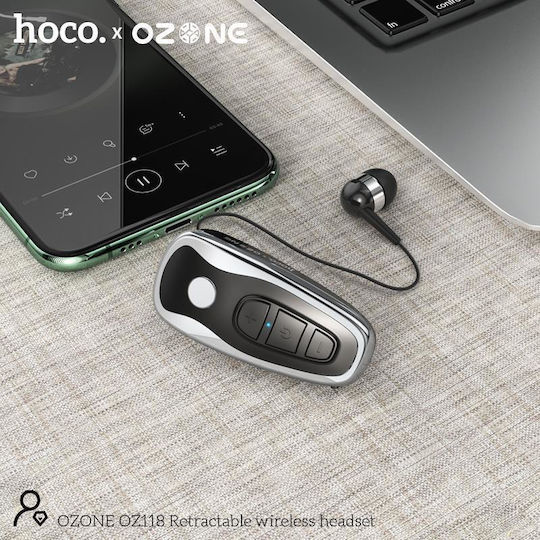 Hoco Ozone OZ118 In-ear Bluetooth Handsfree Earphone Lapel Black view 5