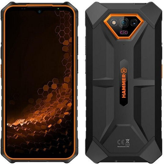 Hammer Iron V Dual SIM (6GB/64GB) Resistant Smartphone Orange view 1