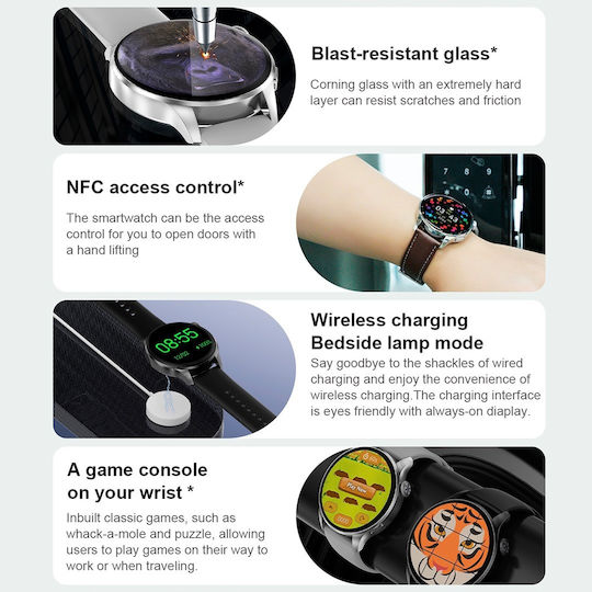 NO.1 DT3 New Smartwatch with Heart Rate Monitor (Pink) view 9