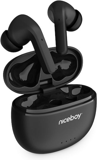 Niceboy HIVE Pins 3 ANC In-ear Bluetooth Handsfree Earphones with Charging Case Black view 3