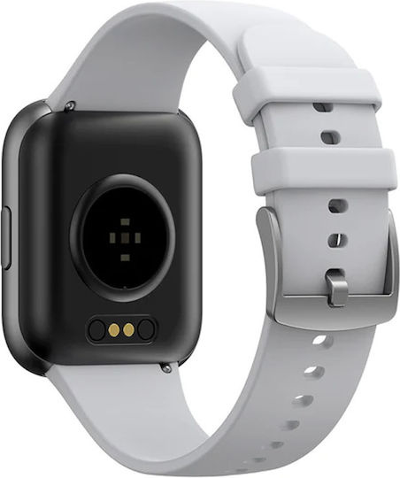 Havit M9021 Stainless Steel Waterproof Smartwatch with Heart Rate Monitor (Gray) vue 4