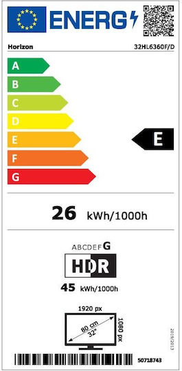Horizon-Europe Smart Television 32" HD Ready LED 32HL6360F/D HDR (2023) Ansicht 9