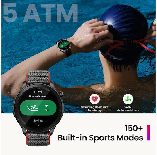 Amazfit GTR 4 46mm Waterproof Smartwatch with Heart Rate Monitor (Black) view 6