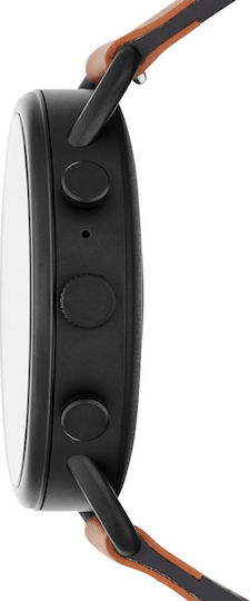 Skagen Falster 3 42mm Smartwatch with Heart Rate Monitor (Two-Tone Leather) view 3